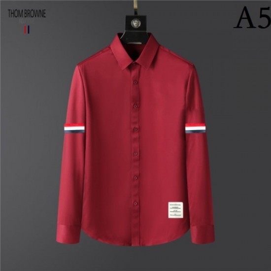 THOM BROWNE Thom Browne 2022 Men's Long Sleeve Shirt Recommended as a gift THOM BROWNE Thom Browne 2022 Men's Long Sleeve Shirt Recommended as a gift