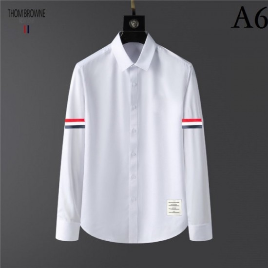 THOM BROWNE Thom Browne 2022 Men's Long Sleeve Shirt Recommended as a gift THOM BROWNE Thom Browne 2022 Men's Long Sleeve Shirt Recommended as a gift