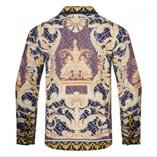 VERSACE Versace 2022 Men's Long Sleeve Shirt Super Fashionable Popularity VERSACE Versace 2022 Men's Long Sleeve Shirt Super Fashionable Popularity