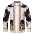 Versace Versace 2022 Men's Long Sleeve Shirt Popular Limited Color