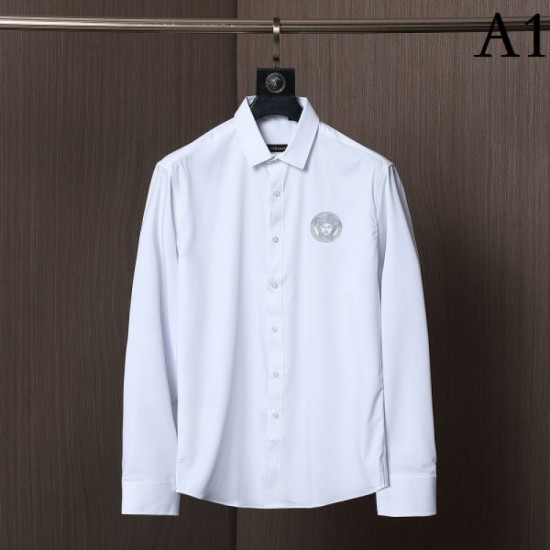 VERSACE Versace 2022 men's long-sleeved shirt VIP sale for a limited time VERSACE Versace 2022 men's long-sleeved shirt VIP sale for a limited time