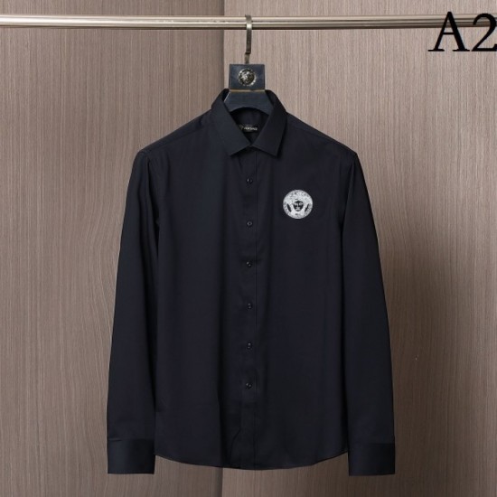 VERSACE Versace 2022 men's long-sleeved shirt VIP sale for a limited time VERSACE Versace 2022 men's long-sleeved shirt VIP sale for a limited time