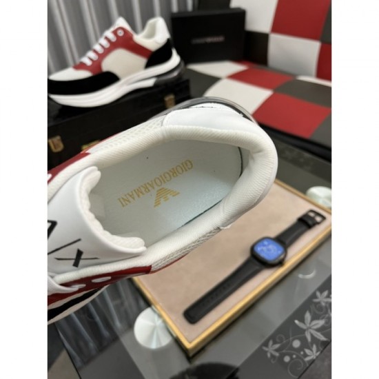 2022SS Men's sneakers with a bright atmosphere ARMANI Armani 2022SS Men's sneakers with a bright atmosphere ARMANI Armani