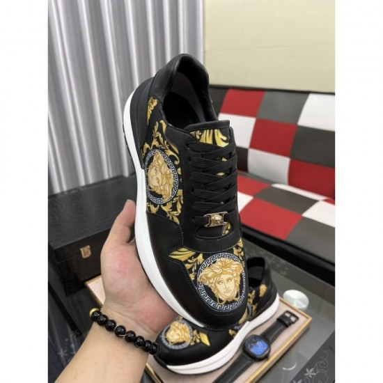 2022SS Men's Sneakers Elegant for adults VERSACE Versace 2022SS Men's Sneakers Elegant for adults VERSACE Versace