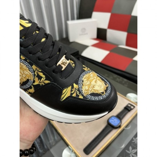2022SS Men's Sneakers Elegant for adults VERSACE Versace 2022SS Men's Sneakers Elegant for adults VERSACE Versace
