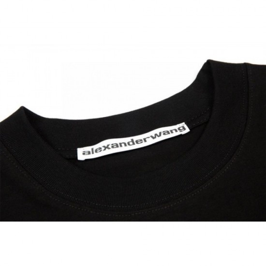 2022SS Outstanding presence ALEXANDER WANG Alexander Wang Men's and women's short-sleeved T-shirt 2022SS Outstanding presence ALEXANDER WANG Alexander Wang Men's and women's short-sleeved T-shirt