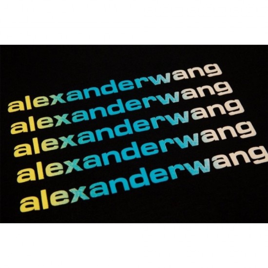 2022SS Outstanding presence ALEXANDER WANG Alexander Wang Men's and women's short-sleeved T-shirt 2022SS Outstanding presence ALEXANDER WANG Alexander Wang Men's and women's short-sleeved T-shirt