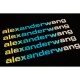 2022SS Outstanding presence ALEXANDER WANG Alexander Wang Men's and women's short-sleeved T-shirt 2022SS Outstanding presence ALEXANDER WANG Alexander Wang Men's and women's short-sleeved T-shirt