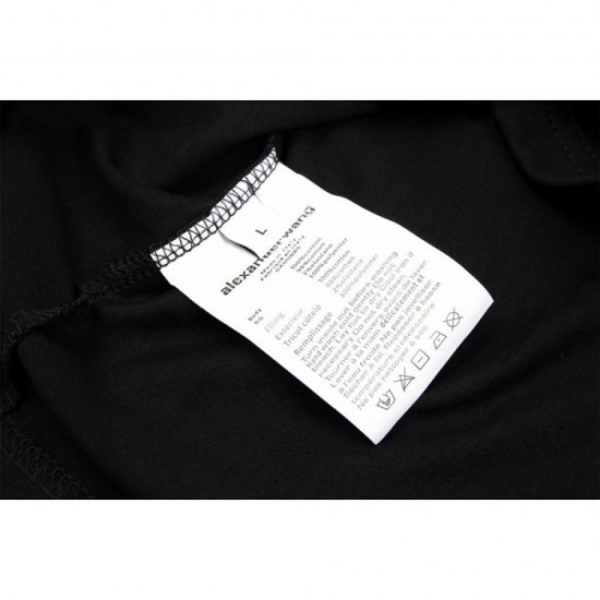 2022SS Outstanding presence ALEXANDER WANG Alexander Wang Men's and women's short-sleeved T-shirt 2022SS Outstanding presence ALEXANDER WANG Alexander Wang Men's and women's short-sleeved T-shirt