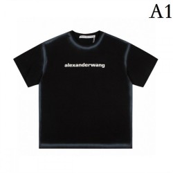 2022SS Popular item ALEXANDER WANG Alexander Wang Men's and women's short sleeve T-shirt