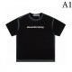 2022SS Popular item ALEXANDER WANG Alexander Wang Men's and women's short sleeve T-shirt 2022SS Popular item ALEXANDER WANG Alexander Wang Men's and women's short sleeve T-shirt