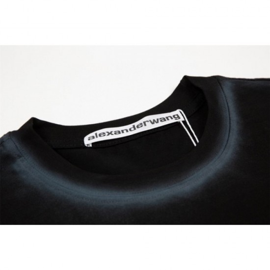 2022SS Popular item ALEXANDER WANG Alexander Wang Men's and women's short sleeve T-shirt 2022SS Popular item ALEXANDER WANG Alexander Wang Men's and women's short sleeve T-shirt