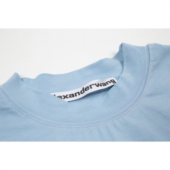 2022SS There is a sense of luxury ALEXANDER WANG Alexander Wang Men's and women's short-sleeved T-shirt 2022SS There is a sense of luxury ALEXANDER WANG Alexander Wang Men's and women's short-sleeved T-shirt