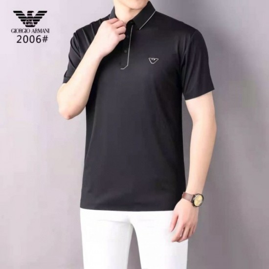 ARMANI Men's Short Sleeve T-shirt 2022 New Adult-like design Armani Multicolor selectable ARMANI Men's Short Sleeve T-shirt 2022 New Adult-like design Armani Multicolor selectable