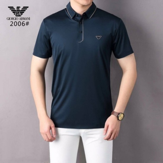 ARMANI Men's Short Sleeve T-shirt 2022 New Adult-like design Armani Multicolor selectable ARMANI Men's Short Sleeve T-shirt 2022 New Adult-like design Armani Multicolor selectable