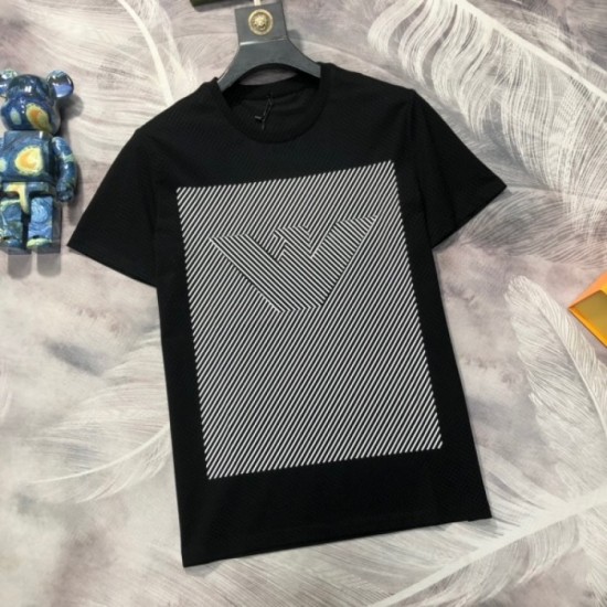 ARMANI Men's Short Sleeve T-shirt 2022 New Armani 2 colors to give an adult impression ARMANI Men's Short Sleeve T-shirt 2022 New Armani 2 colors to give an adult impression