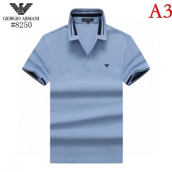 ARMANI Men's Short Sleeve T-shirt 2022 New Armani Multicolored with plenty of adult atmosphere ARMANI Men's Short Sleeve T-shirt 2022 New Armani Multicolored with plenty of adult atmosphere