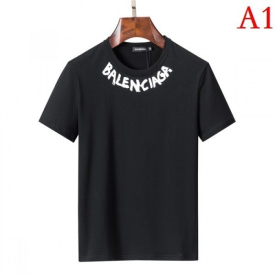 BALENCIAGA Men's short-sleeved T-shirt 2022 New product No. 1 in cumulative sales Balenciaga BALENCIAGA Men's short-sleeved T-shirt 2022 New product No. 1 in cumulative sales Balenciaga