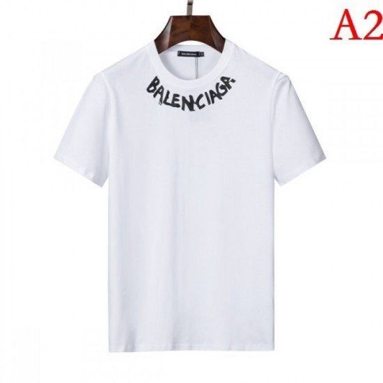 BALENCIAGA Men's short-sleeved T-shirt 2022 New product No. 1 in cumulative sales Balenciaga BALENCIAGA Men's short-sleeved T-shirt 2022 New product No. 1 in cumulative sales Balenciaga