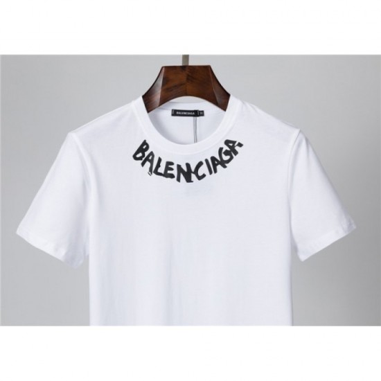 BALENCIAGA Men's short-sleeved T-shirt 2022 New product No. 1 in cumulative sales Balenciaga BALENCIAGA Men's short-sleeved T-shirt 2022 New product No. 1 in cumulative sales Balenciaga