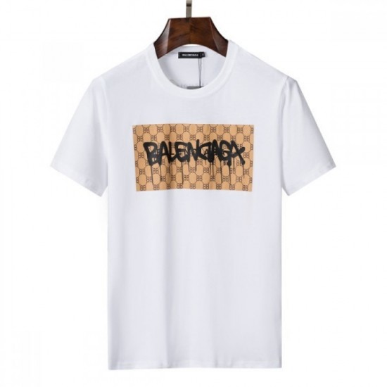 BALENCIAGA Men's short sleeve T-shirt 2022 New item with high expectations Balenciaga BALENCIAGA Men's short sleeve T-shirt 2022 New item with high expectations Balenciaga