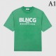 2022SS Outstanding breathability BALENCIAGA Balenciaga Men's and women's short-sleeved T-shirt 2022SS Outstanding breathability BALENCIAGA Balenciaga Men's and women's short-sleeved T-shirt