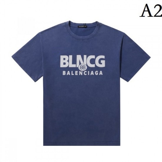 2022SS Outstanding breathability BALENCIAGA Balenciaga Men's and women's short-sleeved T-shirt 2022SS Outstanding breathability BALENCIAGA Balenciaga Men's and women's short-sleeved T-shirt