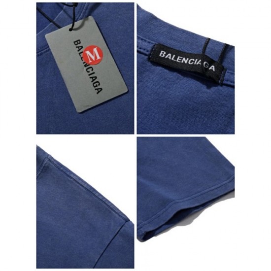 2022SS Outstanding breathability BALENCIAGA Balenciaga Men's and women's short-sleeved T-shirt 2022SS Outstanding breathability BALENCIAGA Balenciaga Men's and women's short-sleeved T-shirt