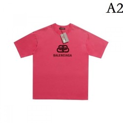 2022SS High Grade BALENCIAGA Balenciaga Men's and Women's Short Sleeve T-shirt