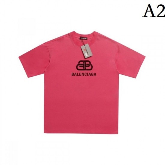 2022SS High Grade BALENCIAGA Balenciaga Men's and Women's Short Sleeve T-shirt 2022SS High Grade BALENCIAGA Balenciaga Men's and Women's Short Sleeve T-shirt