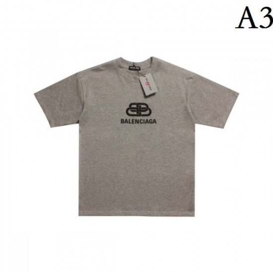2022SS High Grade BALENCIAGA Balenciaga Men's and Women's Short Sleeve T-shirt 2022SS High Grade BALENCIAGA Balenciaga Men's and Women's Short Sleeve T-shirt