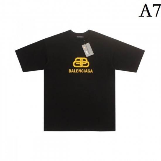 2022SS High Grade BALENCIAGA Balenciaga Men's and Women's Short Sleeve T-shirt 2022SS High Grade BALENCIAGA Balenciaga Men's and Women's Short Sleeve T-shirt