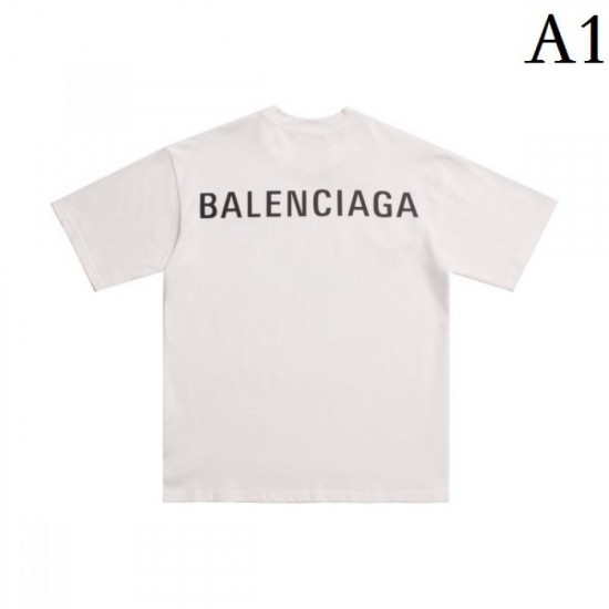 2022SS Limited quantity sale BALENCIAGA Balenciaga Men's and women's short sleeve T-shirt 2022SS Limited quantity sale BALENCIAGA Balenciaga Men's and women's short sleeve T-shirt