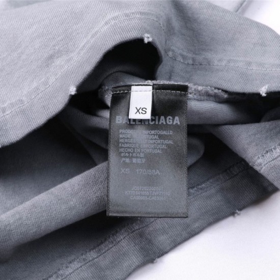 2022SS Extremely rare product BALENCIAGA Balenciaga Men's and women's short-sleeved T-shirt 2022SS Extremely rare product BALENCIAGA Balenciaga Men's and women's short-sleeved T-shirt