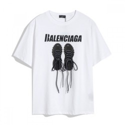 2022SS Design High BALENCIAGA Balenciaga Men's and Women's Short Sleeve T-shirt