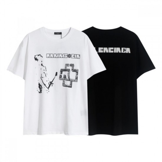 2022SS Overwhelmingly popular BALENCIAGA Balenciaga Men's and women's short-sleeved T-shirt 2022SS Overwhelmingly popular BALENCIAGA Balenciaga Men's and women's short-sleeved T-shirt