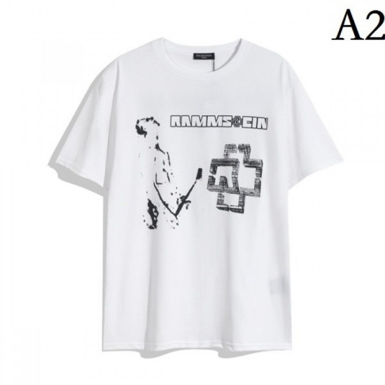 2022SS Overwhelmingly popular BALENCIAGA Balenciaga Men's and women's short-sleeved T-shirt 2022SS Overwhelmingly popular BALENCIAGA Balenciaga Men's and women's short-sleeved T-shirt