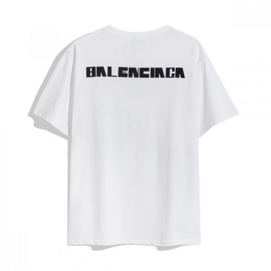 2022SS Overwhelmingly popular BALENCIAGA Balenciaga Men's and women's short-sleeved T-shirt 2022SS Overwhelmingly popular BALENCIAGA Balenciaga Men's and women's short-sleeved T-shirt