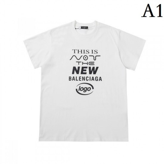 2022SS Presence group BALENCIAGA Balenciaga Men's and women's short-sleeved T-shirt 2022SS Presence group BALENCIAGA Balenciaga Men's and women's short-sleeved T-shirt
