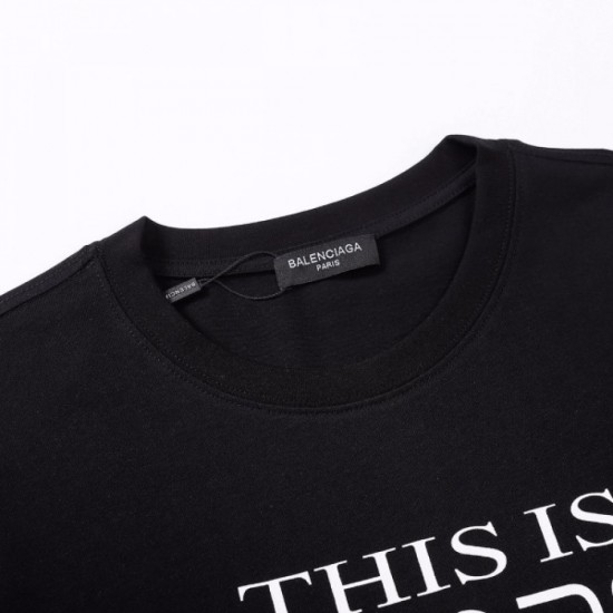 2022SS Presence group BALENCIAGA Balenciaga Men's and women's short-sleeved T-shirt 2022SS Presence group BALENCIAGA Balenciaga Men's and women's short-sleeved T-shirt