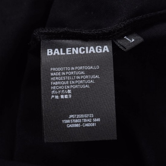 2022SS Presence group BALENCIAGA Balenciaga Men's and women's short-sleeved T-shirt 2022SS Presence group BALENCIAGA Balenciaga Men's and women's short-sleeved T-shirt