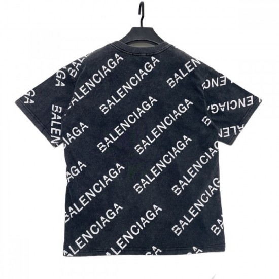 2022SS Attention point BALENCIAGA Balenciaga Men's and women's short-sleeved T-shirt 2022SS Attention point BALENCIAGA Balenciaga Men's and women's short-sleeved T-shirt