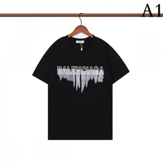 BALENCIAGA Balenciaga 2022SS men's short sleeve T-shirt has a bright atmosphere BALENCIAGA Balenciaga 2022SS men's short sleeve T-shirt has a bright atmosphere