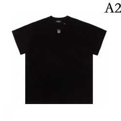 BALENCIAGA Balenciaga 2022SS men's short-sleeved T-shirt summer new work with a sense of stability