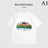 2022SS short-sleeved T-shirt BALENCIAGA which is absolutely popular this summer Balenciaga