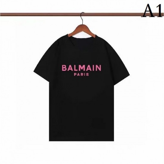 BALMAIN Balmain 2022SS men's short-sleeved T-shirt popular item new item last year BALMAIN Balmain 2022SS men's short-sleeved T-shirt popular item new item last year