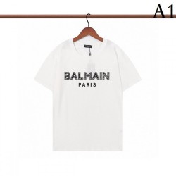 BALMAIN Balmain 2022SS men's short-sleeved T-shirt new work elegantly