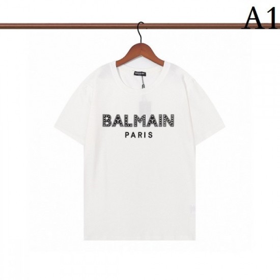 BALMAIN Balmain 2022SS men's short-sleeved T-shirt new work elegantly BALMAIN Balmain 2022SS men's short-sleeved T-shirt new work elegantly