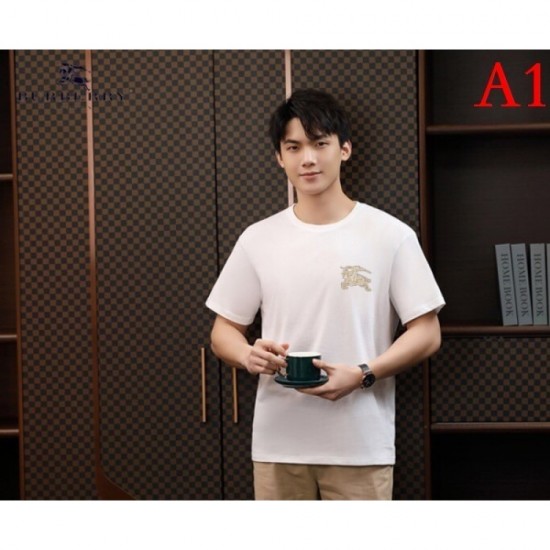 BURBERRY Men's Short Sleeve T-shirt 2022 New Good Impression 120% Burberry Multicolor Selectable BURBERRY Men's Short Sleeve T-shirt 2022 New Good Impression 120% Burberry Multicolor Selectable