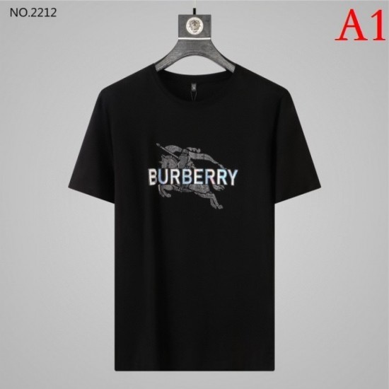 BURBERRY Men's short-sleeved T-shirt 2022 New topic is boiling Burberry multicolor selectable BURBERRY Men's short-sleeved T-shirt 2022 New topic is boiling Burberry multicolor selectable